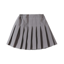 Fete școlare uniforme fuste culoare solidă elastic talie înaltă A-line plisată tenis fustă copil clasic ziua de naștere nuntă weekend fuste,