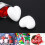 10 Pcs Hearts Solid Peach Foam Valentine's Day Crafts Mother 5