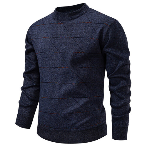 Hässliche Weihnachtspullover für Herren, Winterpullover, gefüttert, dick, warm, Strickpullover, lässig, bequem, weich, Thermobekleidung für 2