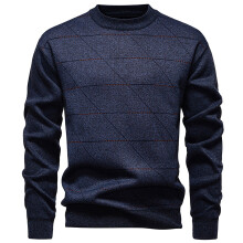 Hässliche Weihnachtspullover für Herren, Winterpullover, gefüttert, dick, warm, Strickpullover, lässig, bequem, weich, Thermobekleidung für