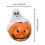 Halloween-par Græskar Resinpynt 9x5cm 5