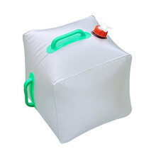 Klar campingkedel, sammenklappelig vandkande, 5 gallon.