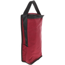 Bolsa de viaje para vino, roja, 1 unidad, 3,9 x 7,1 x 13,8 pulgadas.