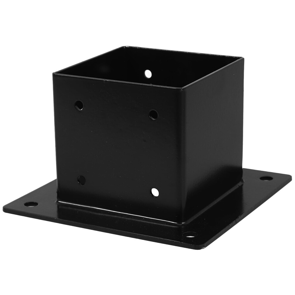 1 Set Handrail Pole Base Bracket Deck Post Fixed Base Mailbox Post Supply Wood Post Anchor Square Post Holder Railing Support 9496895910349