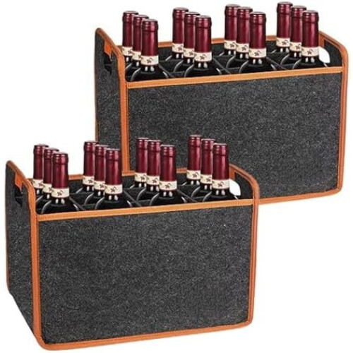 Sac isotherme pour 12 bouteilles de vin