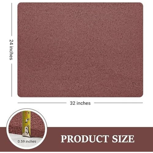 Douchemat, antislip badmat, 24x32 inch 1