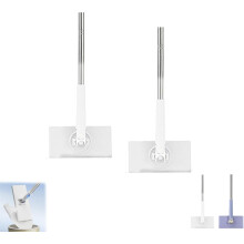Mini balai pour serviettes de toilette – Rotation à 360, utilisation humide et sèche