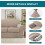 4-teiliges Sofabezug-Set für 3-Kissen-Sofas, Jacquard 4