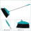 Balai d'angle robuste avec manche en acier inoxydable 3