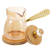 Cafetière et théière en verre OUNONA avec poignée latérale 350 ml