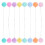 16 globos para decorar pasteles Miss12.00X2.50X2.50CM 5