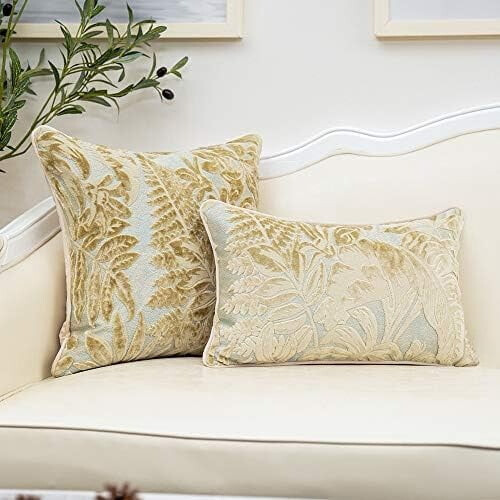 Housse de coussin en velours coupé 50 x 50 cm 2