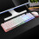 Teclado e mouse sem fio, ergonômicos e confortáveis, com teclas silenciosas. 1
