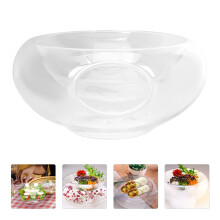 Salatschüssel aus transparentem Borosilikatglas