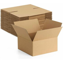 8x8x4-Small-Shipping-Boxes-30-Pack-Brown-Corrugated-Box-Mailers, Cardboard Boxes for Packaging Small Business, Mailing