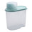 Airtight Grain Storage Jar, Slim Plastic Cereal Container, 1