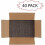Verzenddozen 6x4x3 inch, wit, gegolfd, set van 40 6