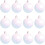 12 Clear Iridescent Christmas Ornaments 1