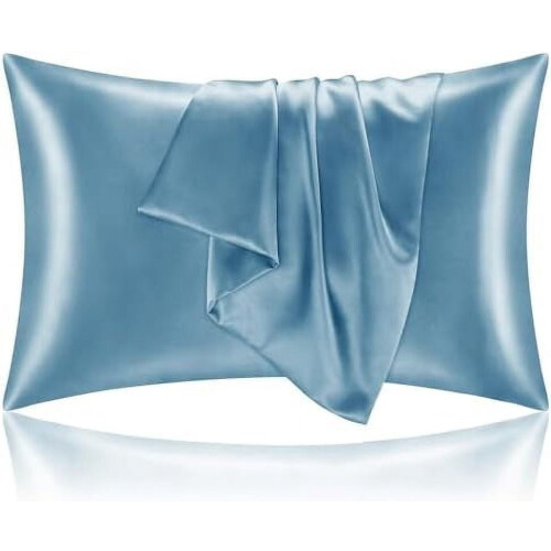 Fronhas de cetim com zíper – Pacote com 4, 50x66 cm