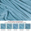 Blue Fleece Blanket Queen Size Lightweight Microfibre 4