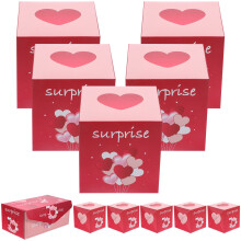 Boîtes à friandises en papier pour la Saint-Valentin (1 lot)