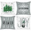Housses de coussin de Noël 56 x 56 cm (lot de 4) 1