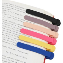Silikon-Lesezeichen mit Auto-Hold-Clip – 3er-Pack