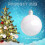 Mini iridescent clear plastic ornaments 12 pcs 2