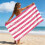 Serviette de plage en microfibre 150 x 75 cm, séchage rapide, résistante au sable 1