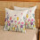 Fodere per cuscini in lino 40x40 cm, set da 2, lavanda e tulipano 2