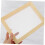 OUNONA wooden paper making frame khaki 1 pack 3
