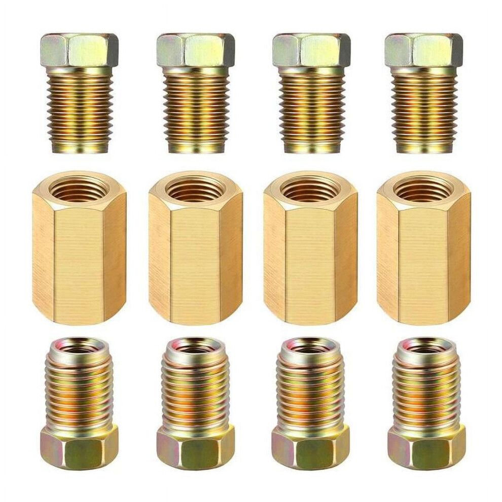 12Pcs/Set 3/16" Brake Line Repair Female Union Inverted Tube Fittings Nuts Ñ Ð±, T1o6 9448990336005