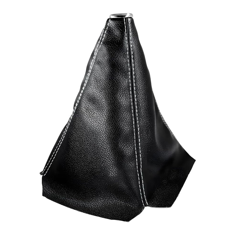 Car Shift Knob Dust Cover Â Universal Leather Shifter Boot Sleeve For Manual/Automatic Gear Shift, Compatible With Most Cars, Trucks & Suvs (Black) Black 9448990335947