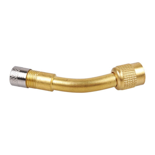 Conjunto de 4 extensores de válvula de metal com ângulo de 135 graus para extensão de inflação de 2,2 polegadas. 2