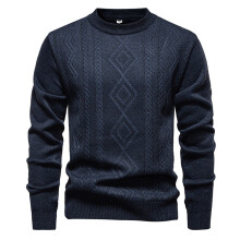 Pulls de Noël moches pour hommes, pulls chauds doublés, manteaux en maille à col montant, pulls d'hiver thermiques, doux et confortables