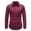 Solid Lapel Button Blouse Long Sleeve Business Wear 1