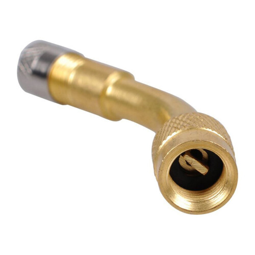 Conjunto de 4 extensores de válvula de metal com ângulo de 135 graus para extensão de inflação de 2,2 polegadas. 1