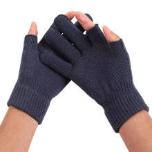 Gants Ediodpoh en maille acrylique chaude, unisexes, automne-hiver, gants de travail à doigts fins pour l'extérieur, gants créatifs pour écrans,