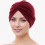 Kvinner kjemo hodeplagg kreftpasient hatter elastisk turban hodeplagg myk plissert sovehette 2