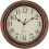 Vintage 12 Inch Silent Wall Clock in Copper 1