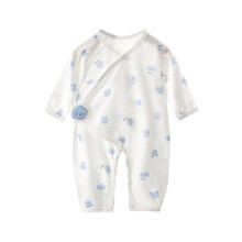 Neugeborenen-Freizeitkleidung, Sommer-Bodys für Neugeborene, dünne Baumwollkleidung für Neugeborene, langärmlig, klimatisierte Krabbelkleidung,