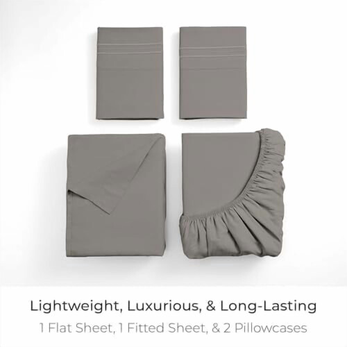 Σετ σεντόνια Queen - 4 τεμάχια Iconic Collection Bedding - Πολυτελή ξενοδοχεία, εξαιρετικά 2