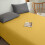 Drap plat Gallickan, taille Queen, 150 x 230 cm, polyester uni 5