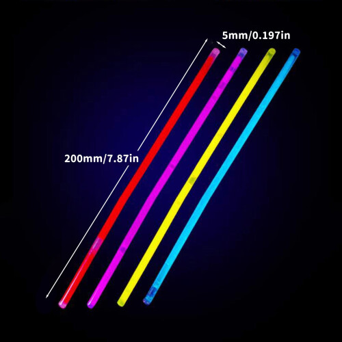 Glödstift 100-pack – 200 mm lysrör för fester 2