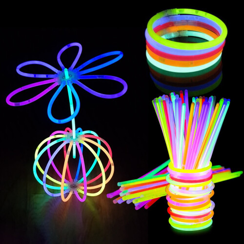 Συσκευασία 100 λαμπτήρων Glow Sticks για πάρτι και εκδηλώσεις 2