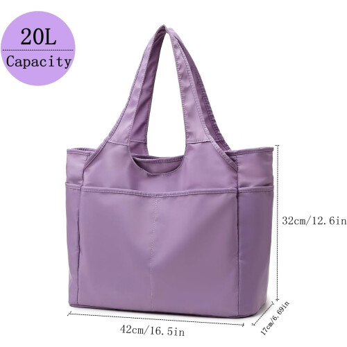 Τσάντα Tote για γυναίκες, μεγάλη τσάντα Tote με διαμερίσματα και πολλαπλές τσέπες, 1