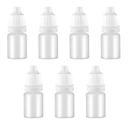 10 st plastdropper ögondropperflaskor flytande applikatorflaska örondropper tomma flaskor