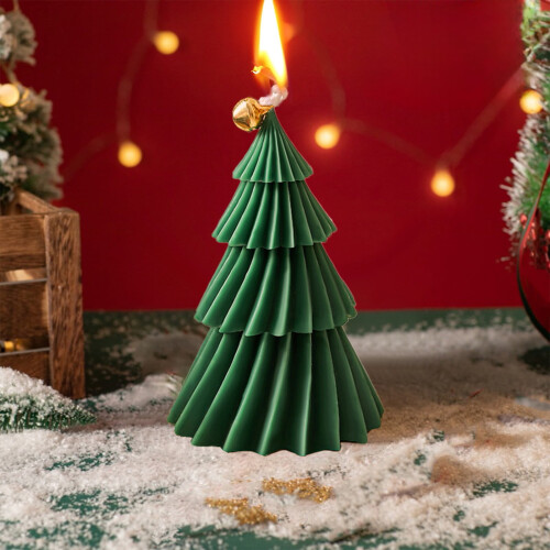 Juletræsduftlys Hvide Grønne 2-pak 2
