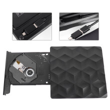 LEDMOMO Tragbares DVD-Brennerlaufwerk USB 3.0 Typ-C für Laptops und Desktop-PCs