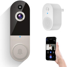 Wireless WiFi Doorbell Camera 1080p with AI Human Detection
